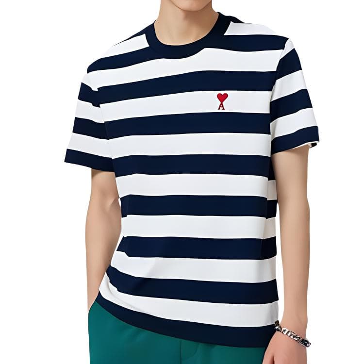 Ami Striped T Shirt