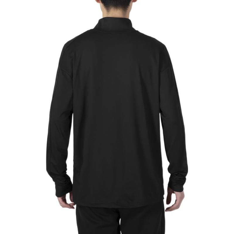 Nike TShirts Black Stand Collar Moderate Straight Fit