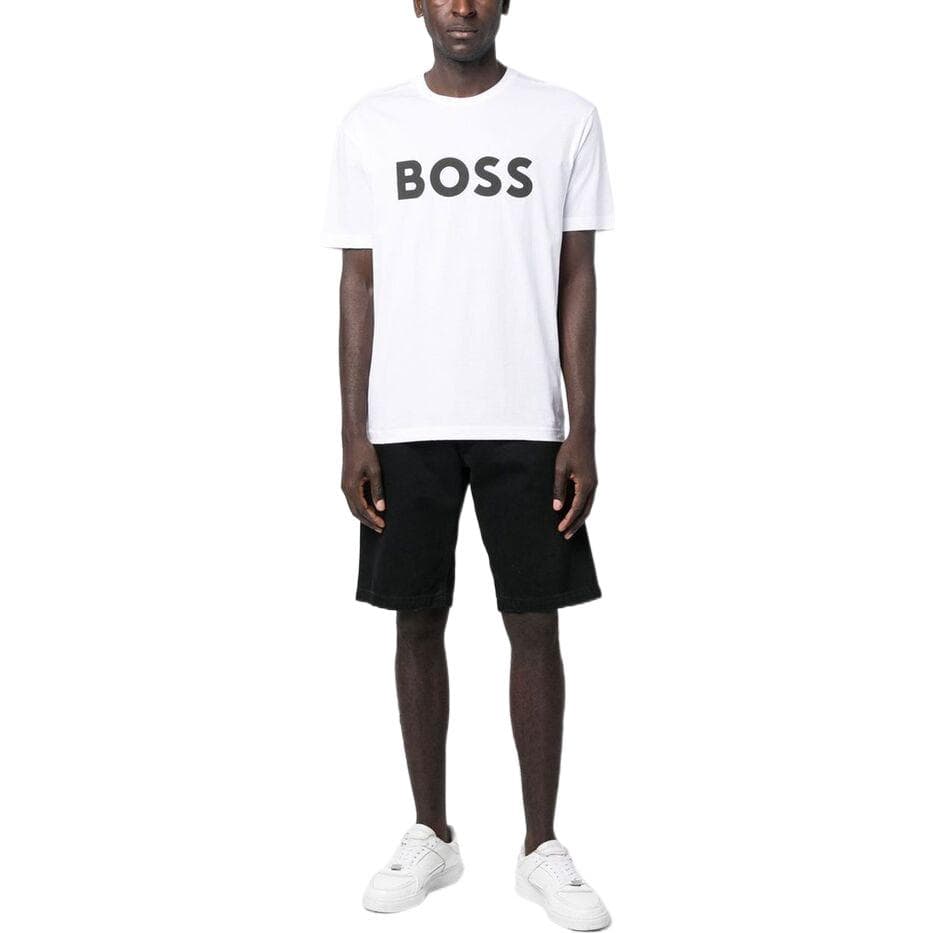 Hugo Boss logo-print crew-neck T-shirt