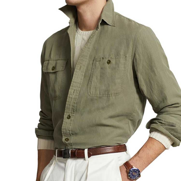 Polo Ralph Lauren SS24 Shirt Olive