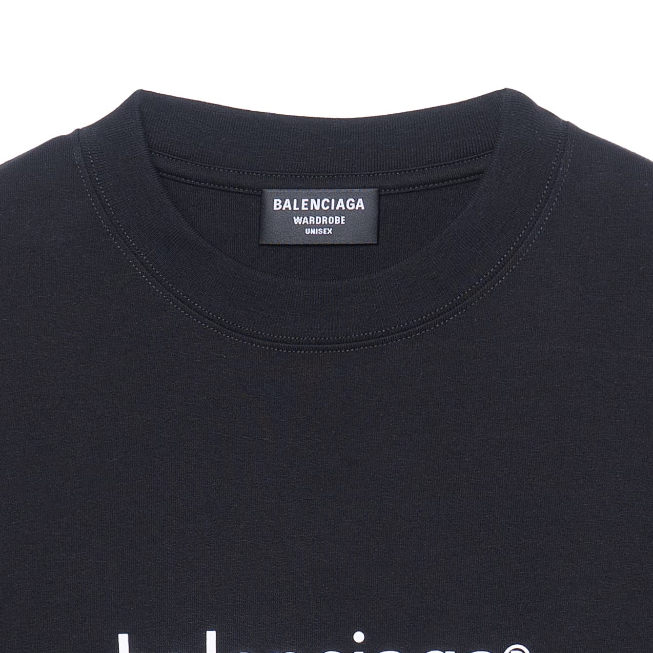 Balenciaga T Shirt, Regular Fit Black