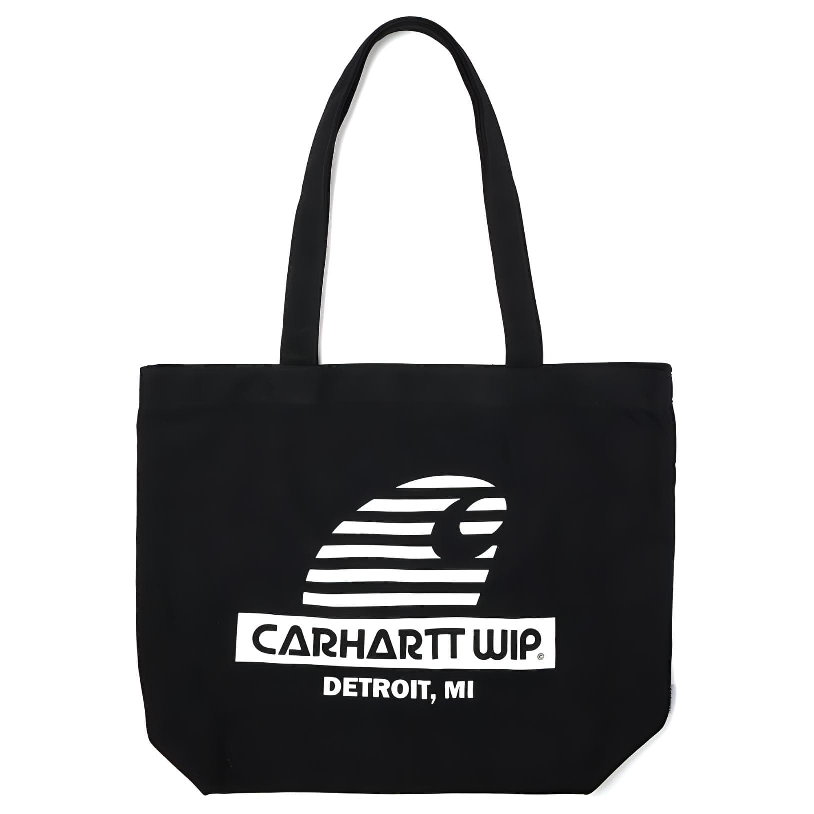 Carhartt WIP Canvas Bag, Tote Bag, Shopping Bag, Shoulder Bag, Handbag Regular Black Black