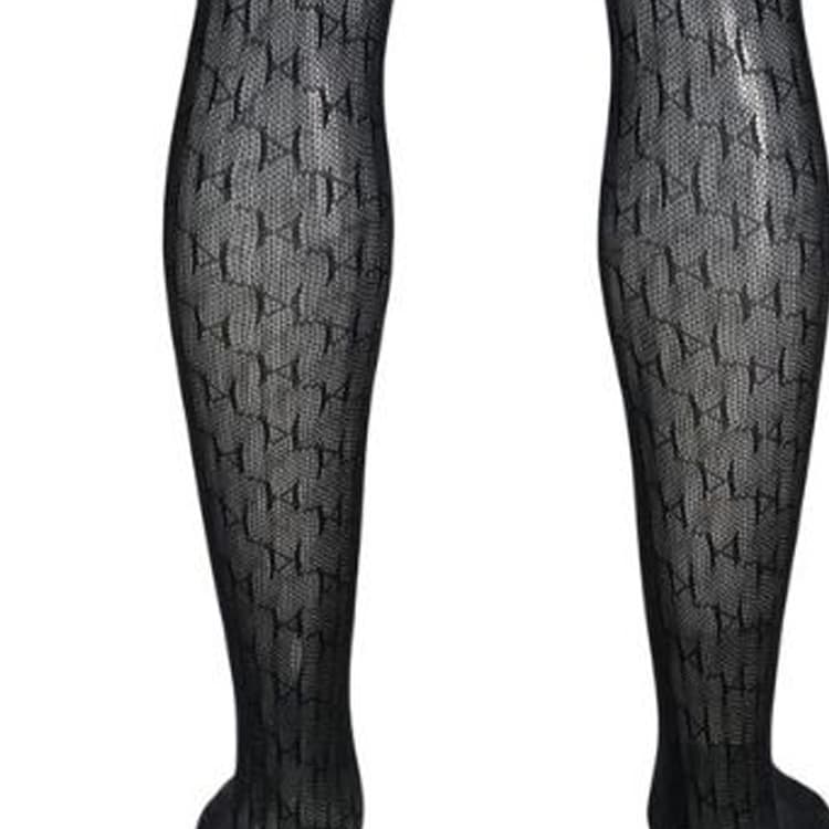 Karl Lagerfeld K Monogram Semi sheer Tights