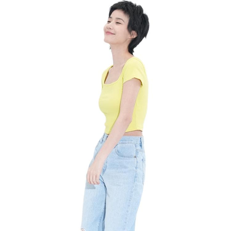 UNIQLO Jeans Sky Blue Moderate Ripped