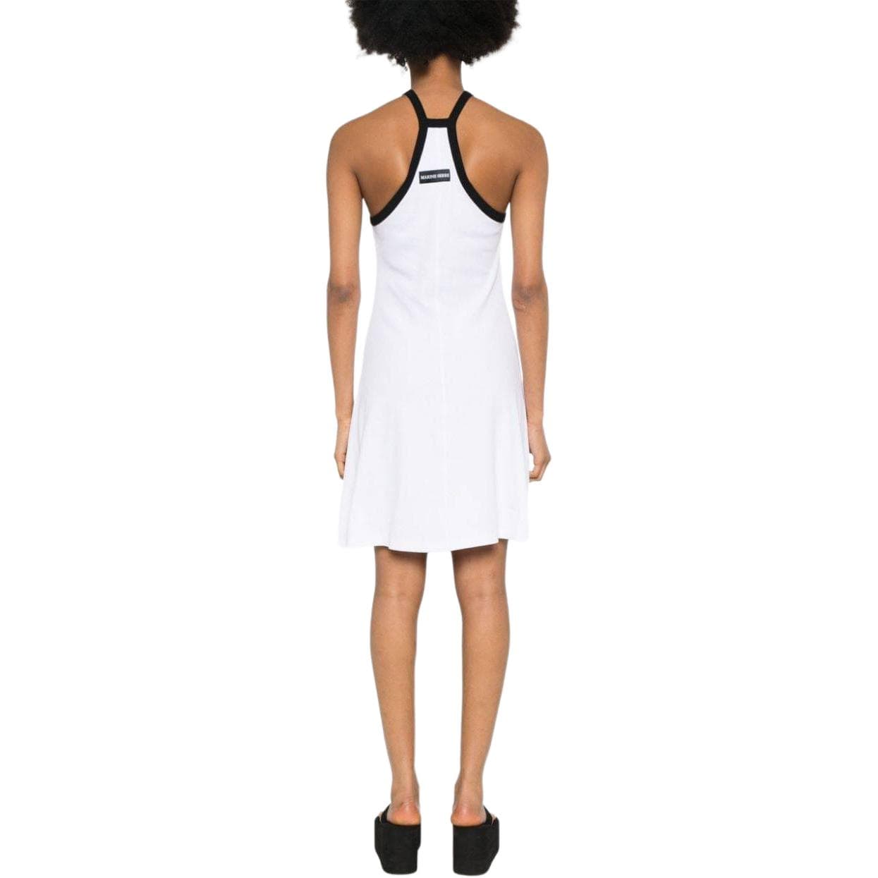 Marine Serre Crescent Moon embroidered Mini Dress