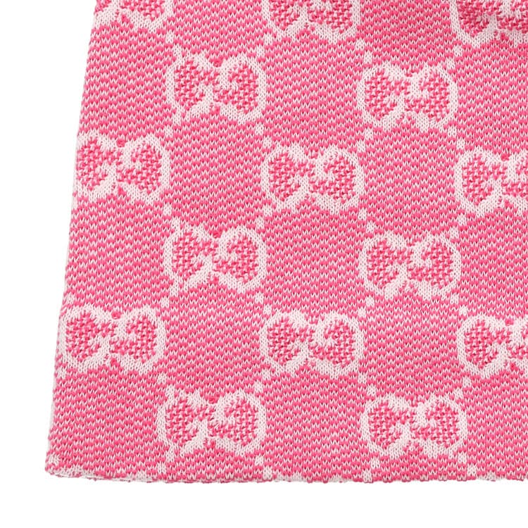 GUCCI Short Sleeved Dress Pink