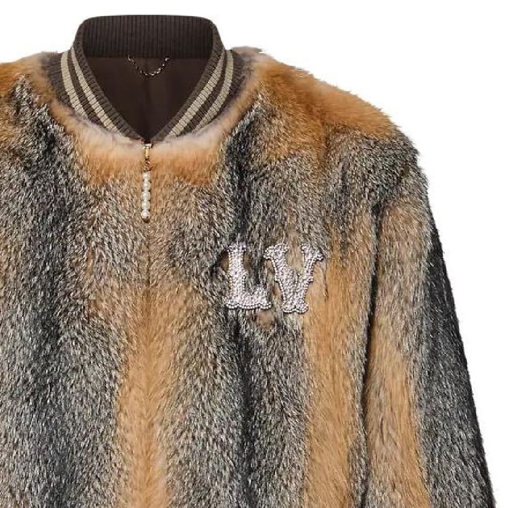 LOUIS VUITTON Fox Fur Bomber