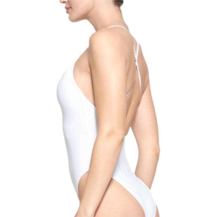 SKIMS SIGNATURE SWIM CAMI ONE PIECE One piece Swimsuit SNOW/Snow