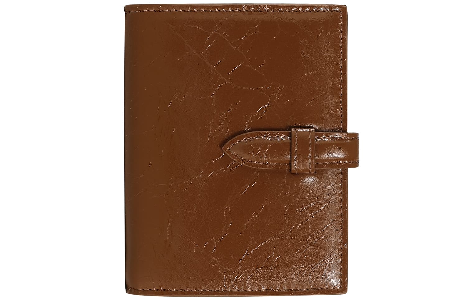 Miao Di Vintage Waxed Cow Coconut Chestnut Brown