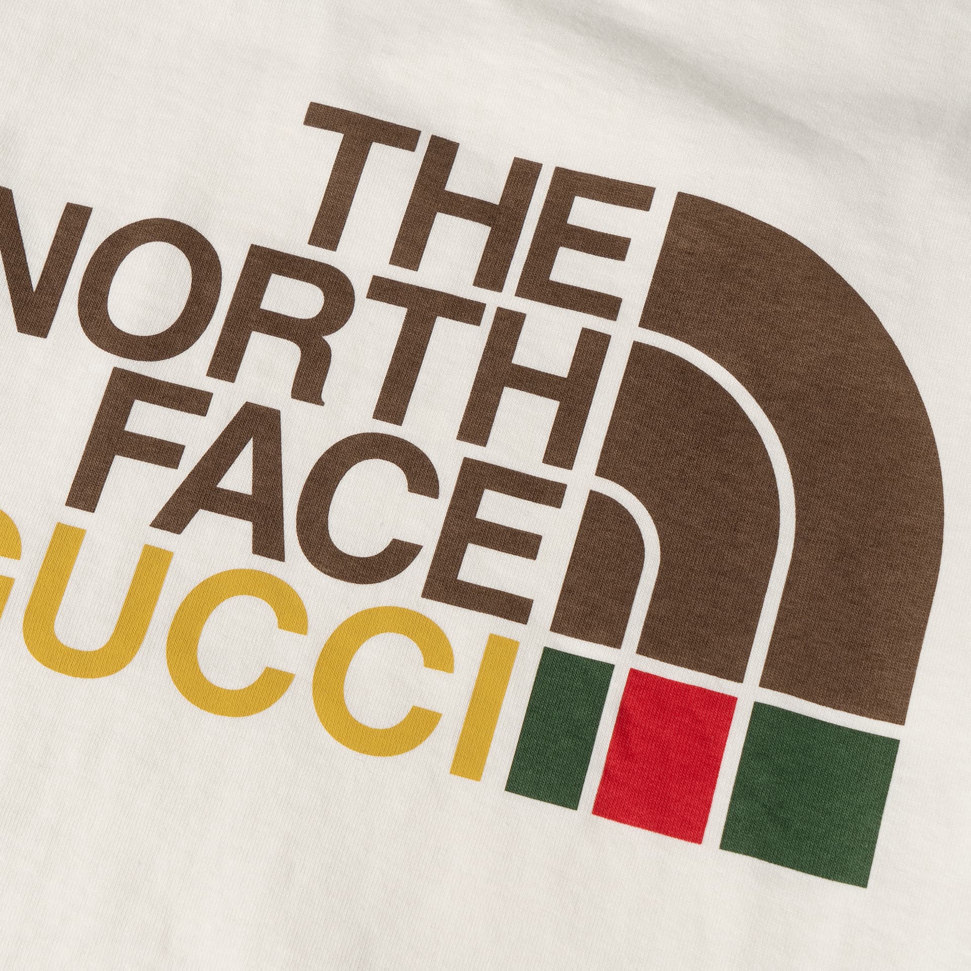 GUCCI x THE NORTH FACE Drop Shoulder Sleeve T Shirt White