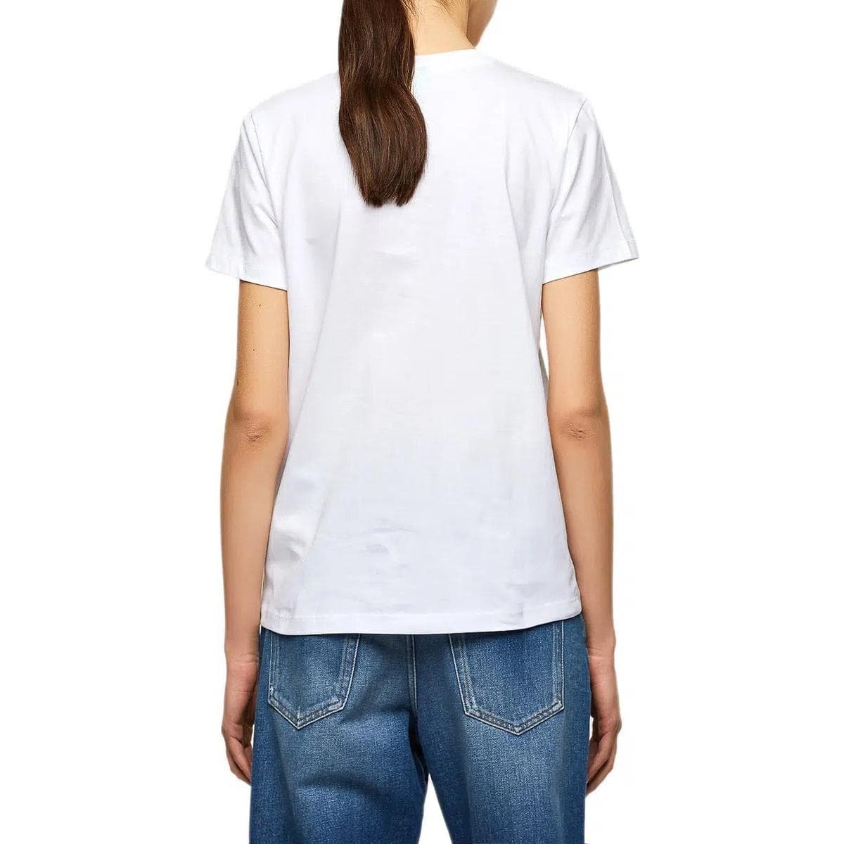 DIESEL Regular Sleeve T Shirt White