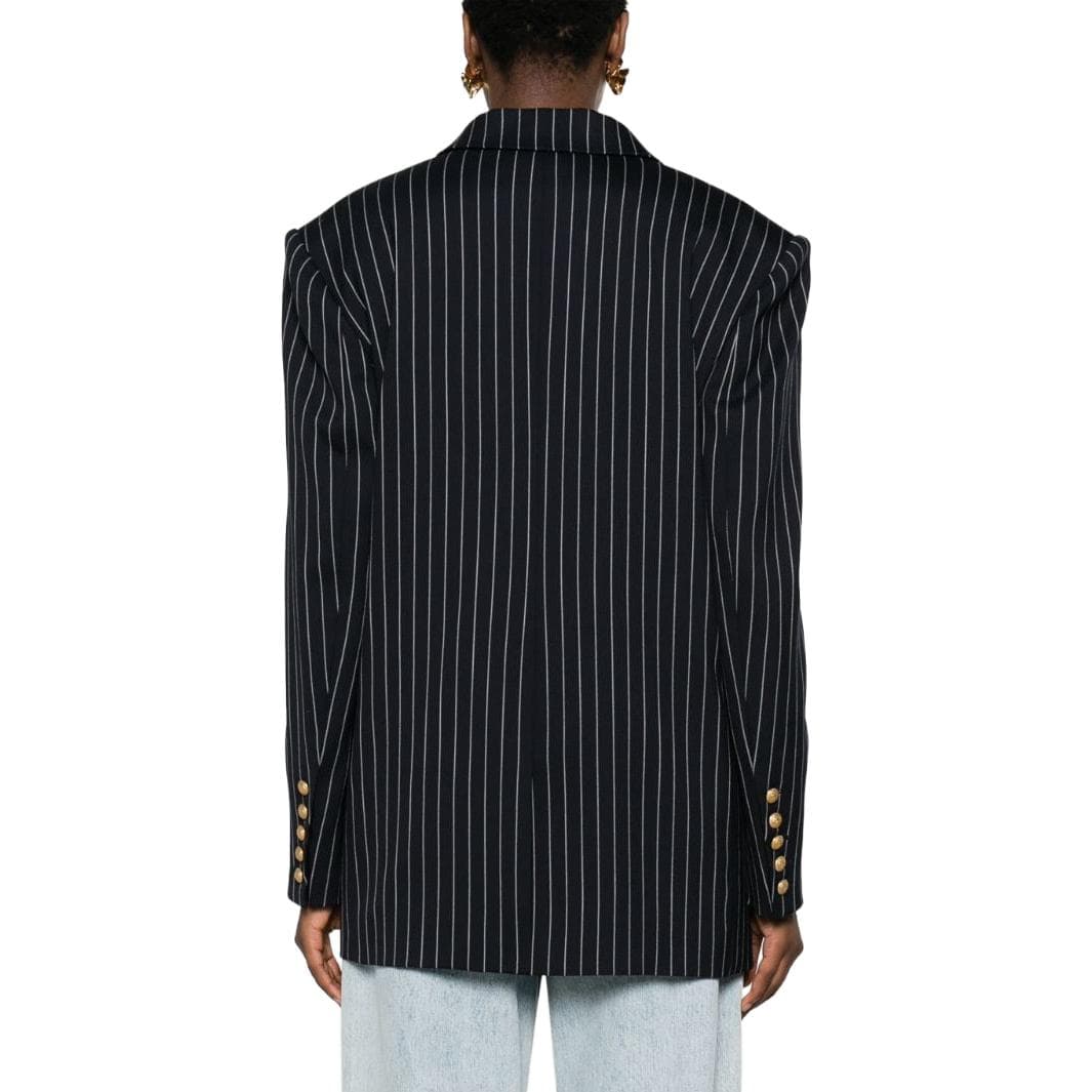 BALMAIN Business Suit Coat Marine Blue