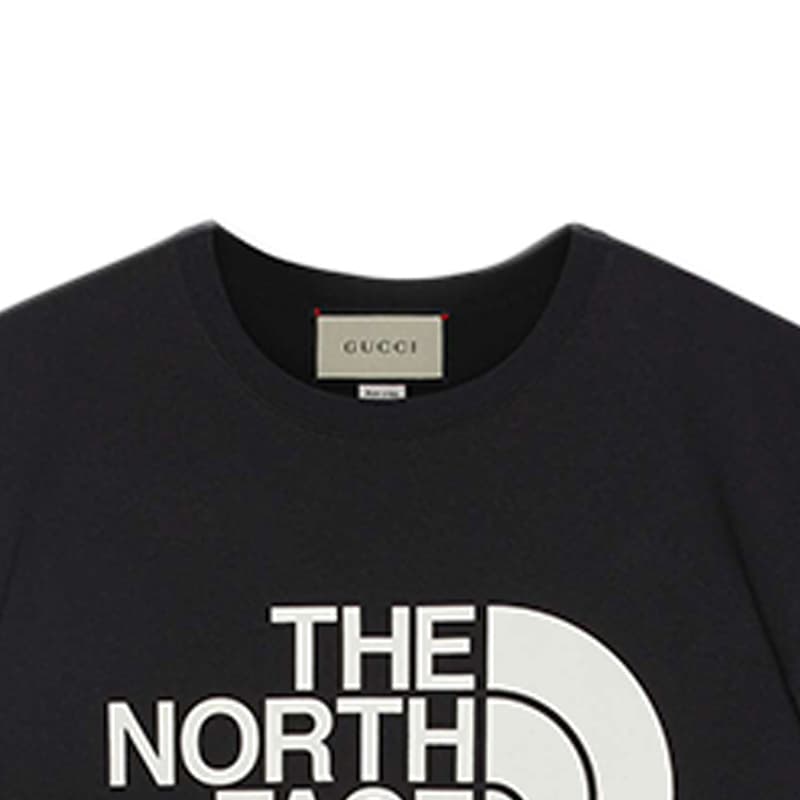 GUCCI X The North Face Cotton T shirt Black/White