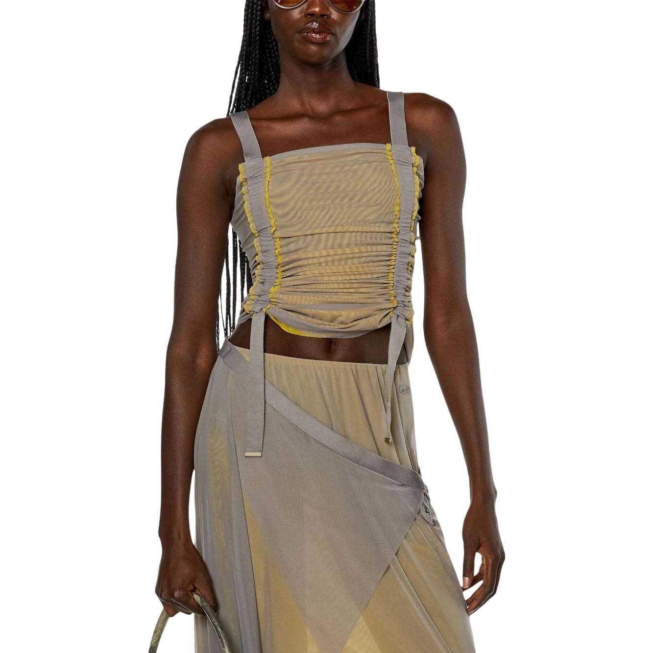 DIESEL Camisoles Yellow Moderate Other