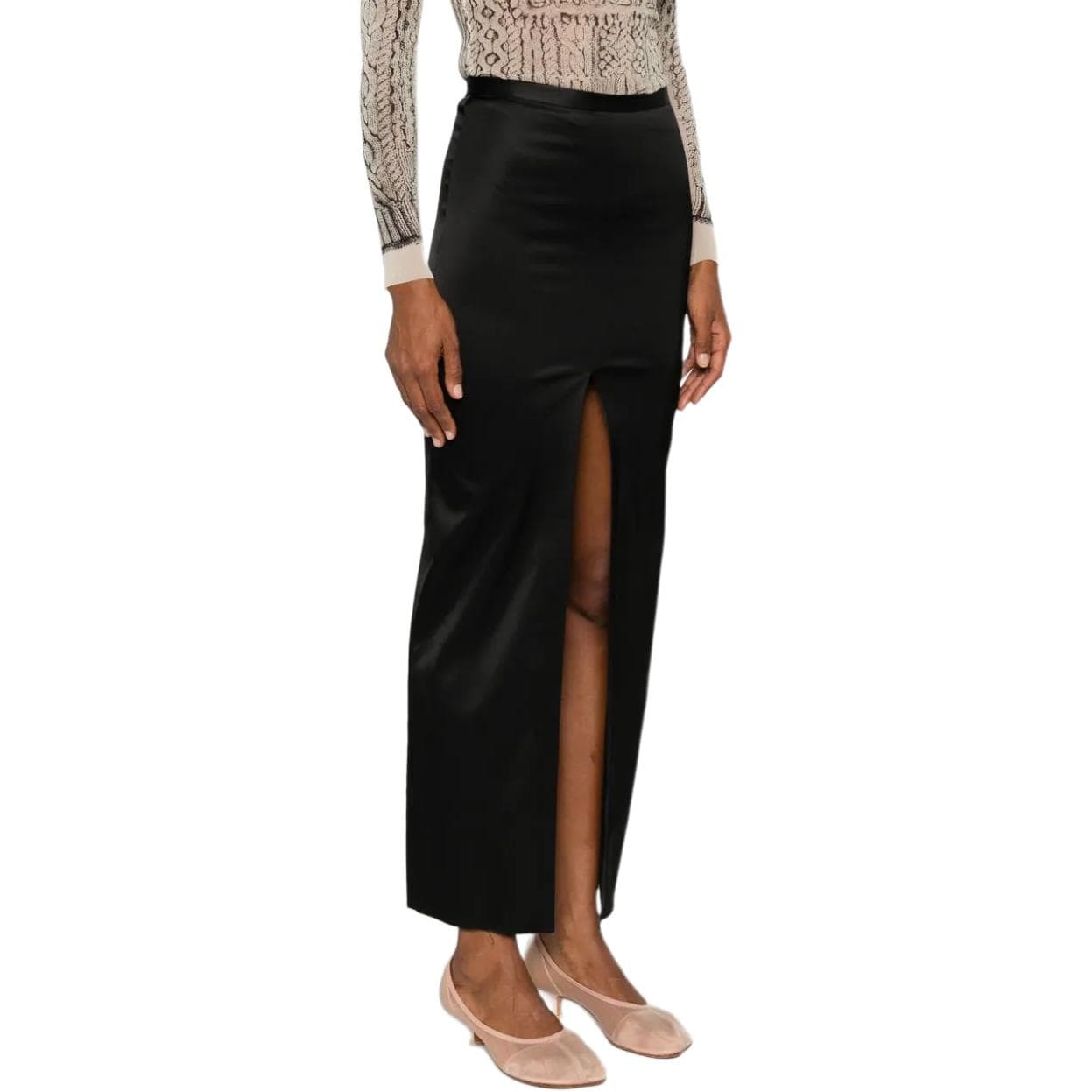 MM6 Maison Margiela Slit Mid Skirt