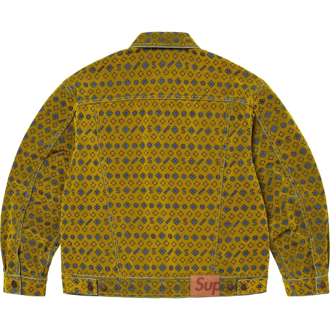 Supreme flocked denim jacket