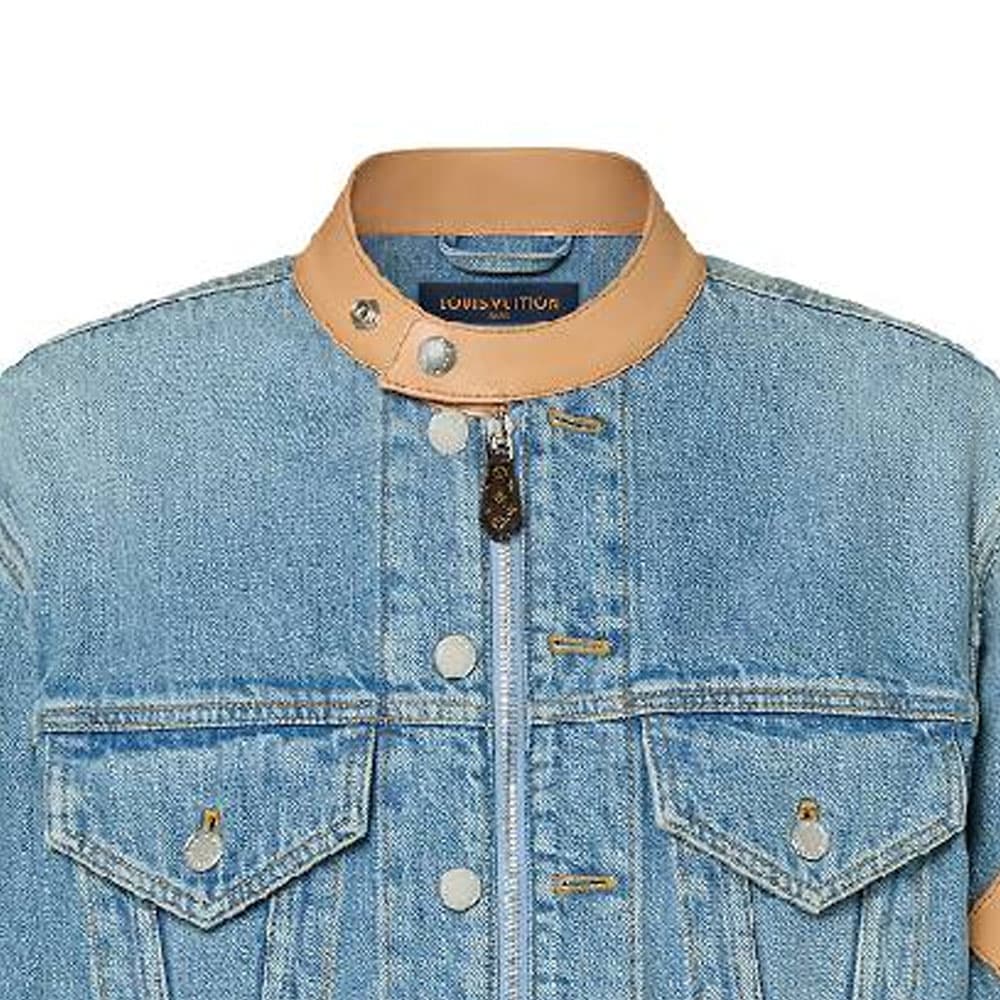 LOUIS VUITTON SS24 Denim Jacket Blue