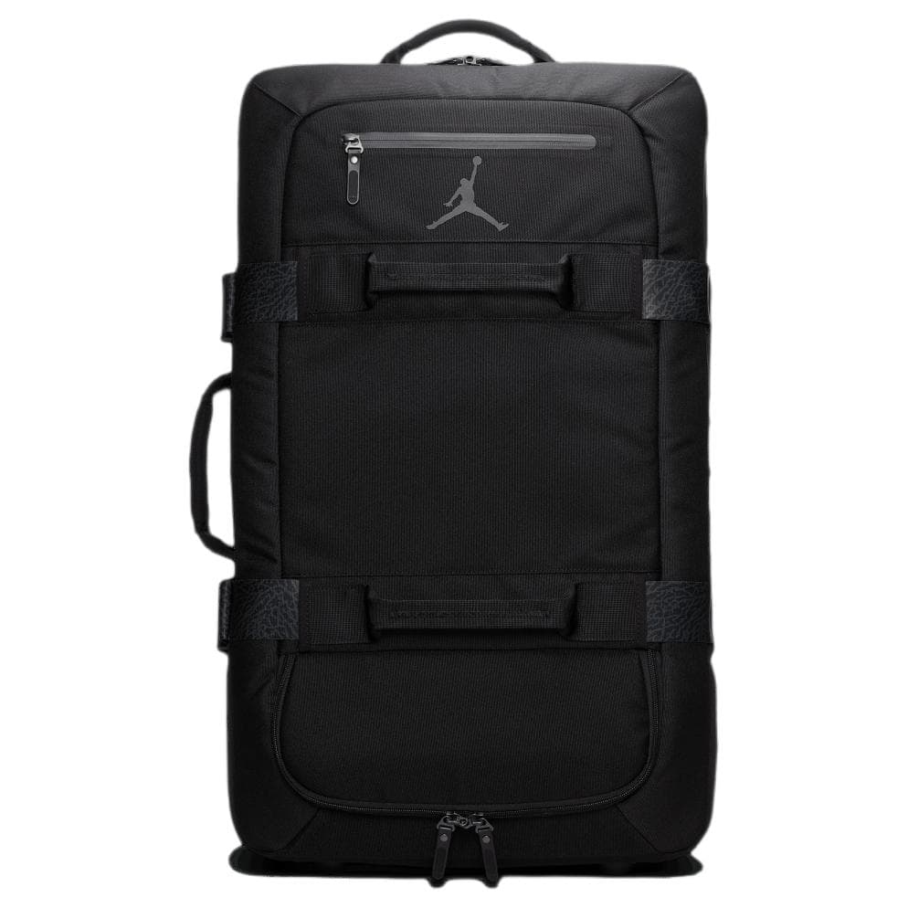 Jordan Fabric Suitcase Luggage Black Black