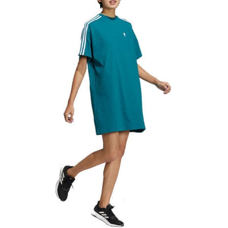 Adidas Neo Short Sleeved Dress Blue