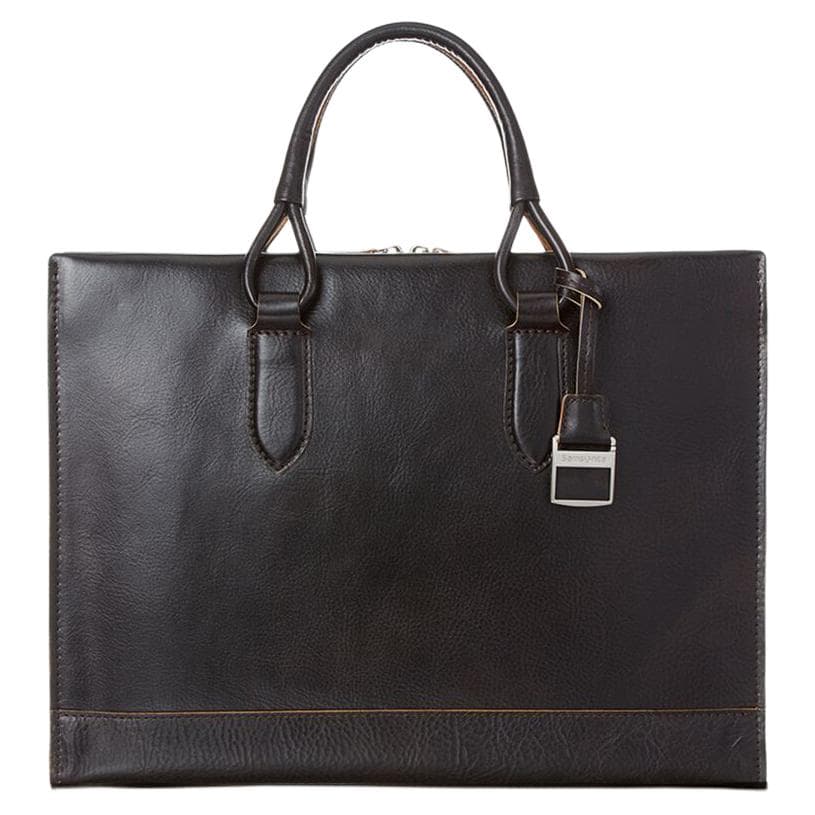SAMSONITE Cow Portable Briefcase Medium Charcoal Basic Set (Bag)