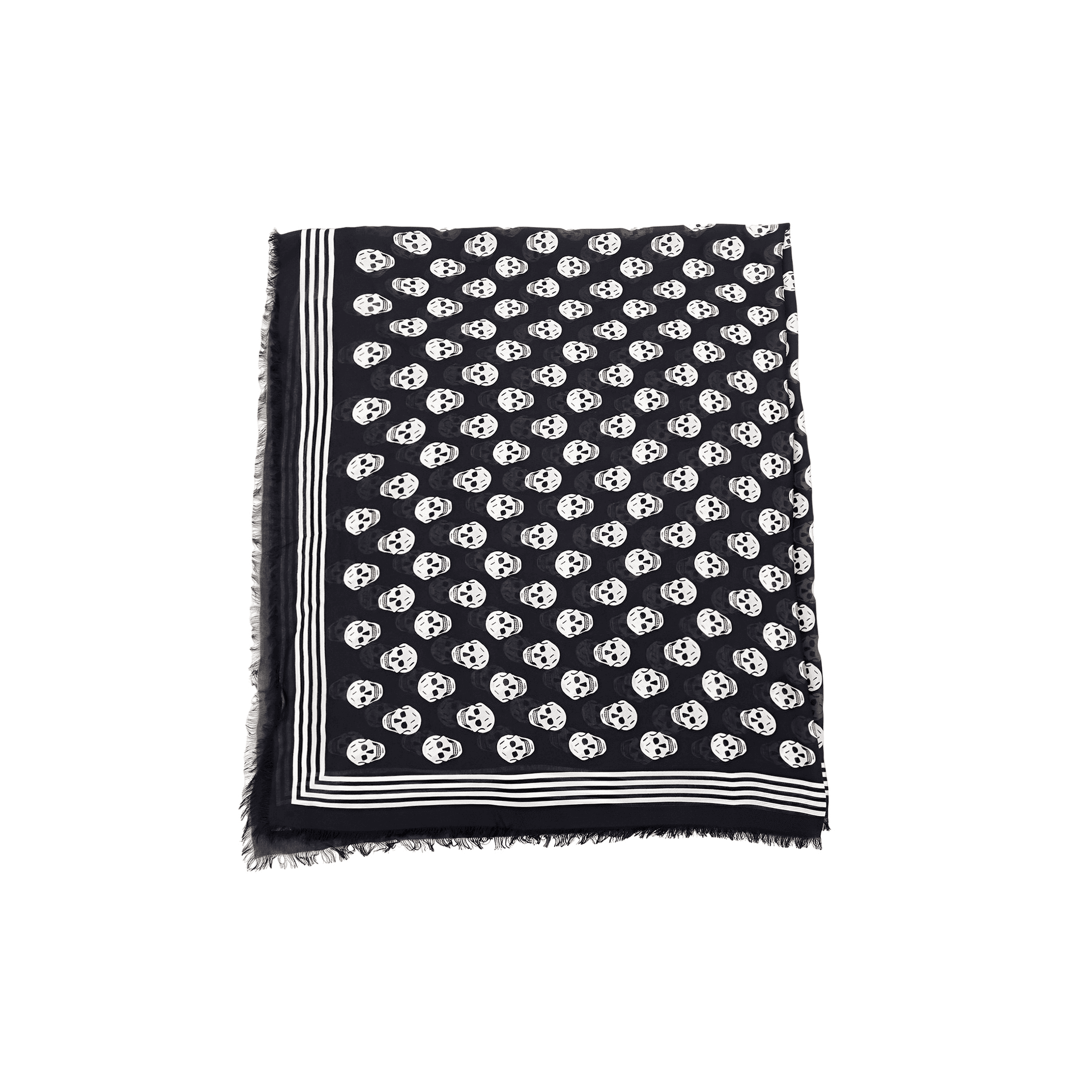 Alexander McQueen Skull Print Modal Scarf