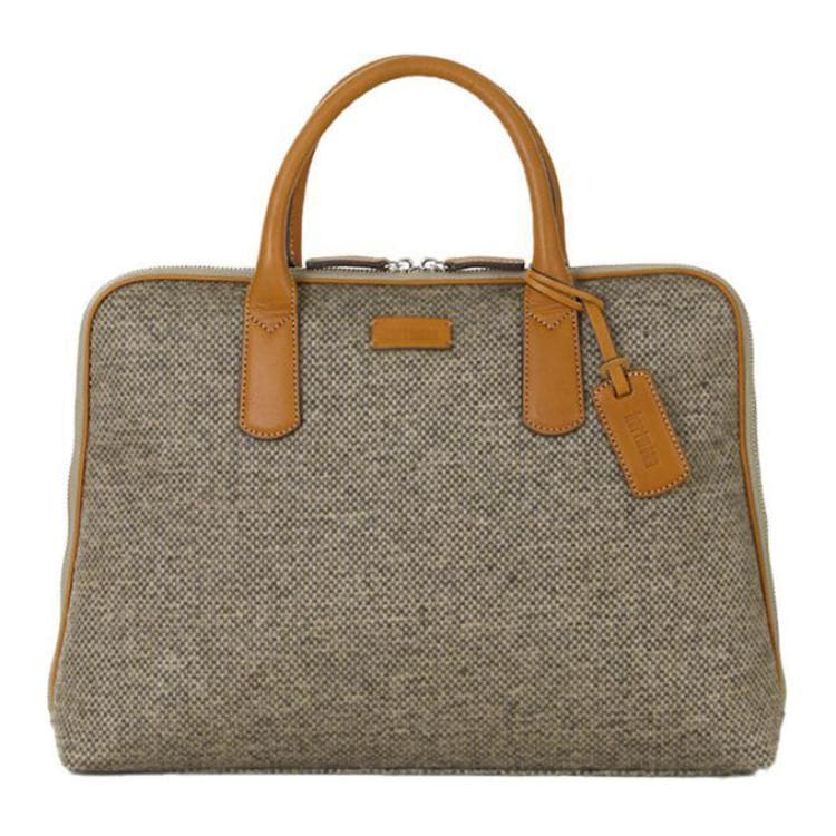 SAMSONITE Nylon Portable Briefcase Medium Tan Basic Set (Bag)