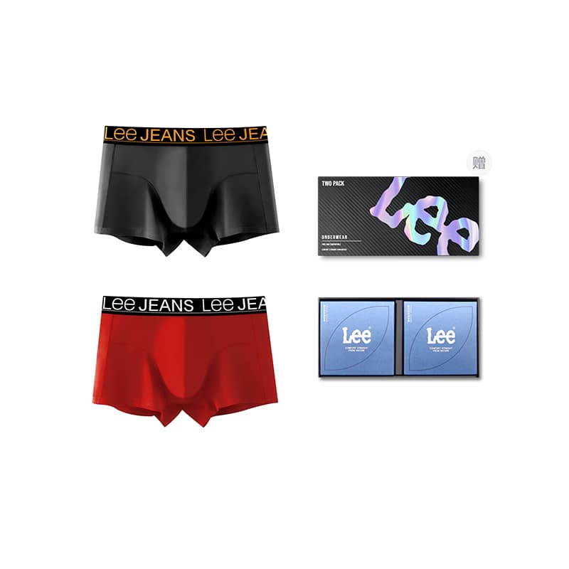 Lee Gift Box 2 Pack Black+Red