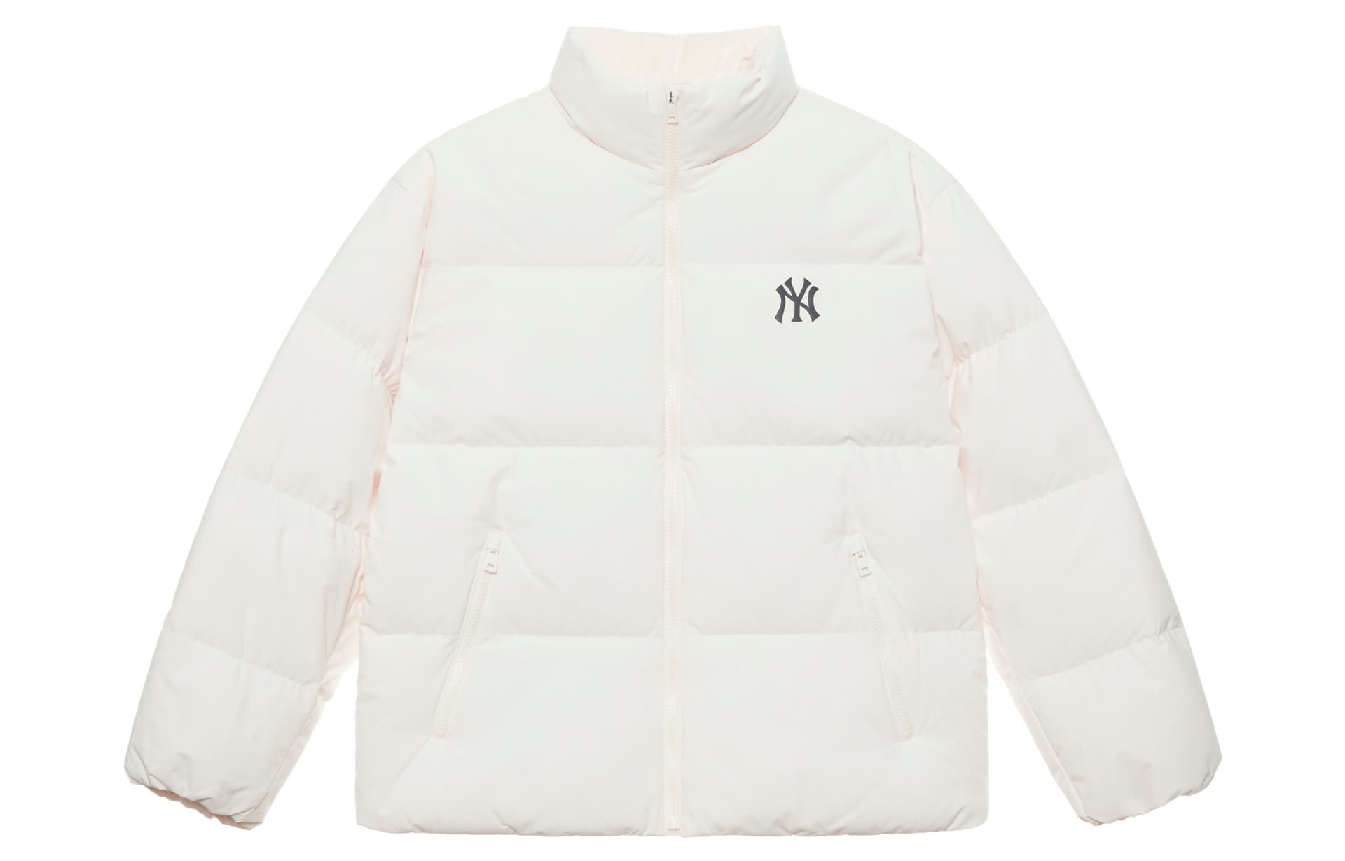 MLB New York Yankees Basic Collection FW24 Down Jacket Cream