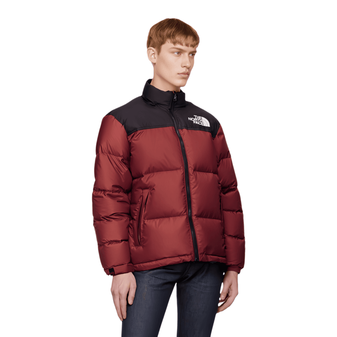 THE NORTH FACE 1996 Collection M's Eco Nuptse Jacke Down Jacket Dark Red