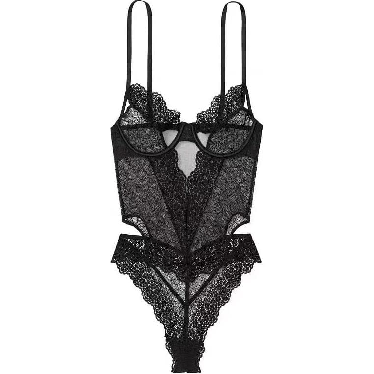 Victoria's Secret Jumpsuit Black Black