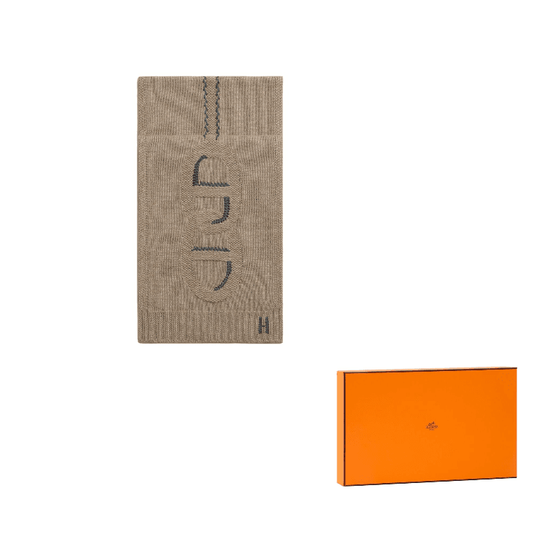 HERMES Cashmere Knit Sesame Sesame