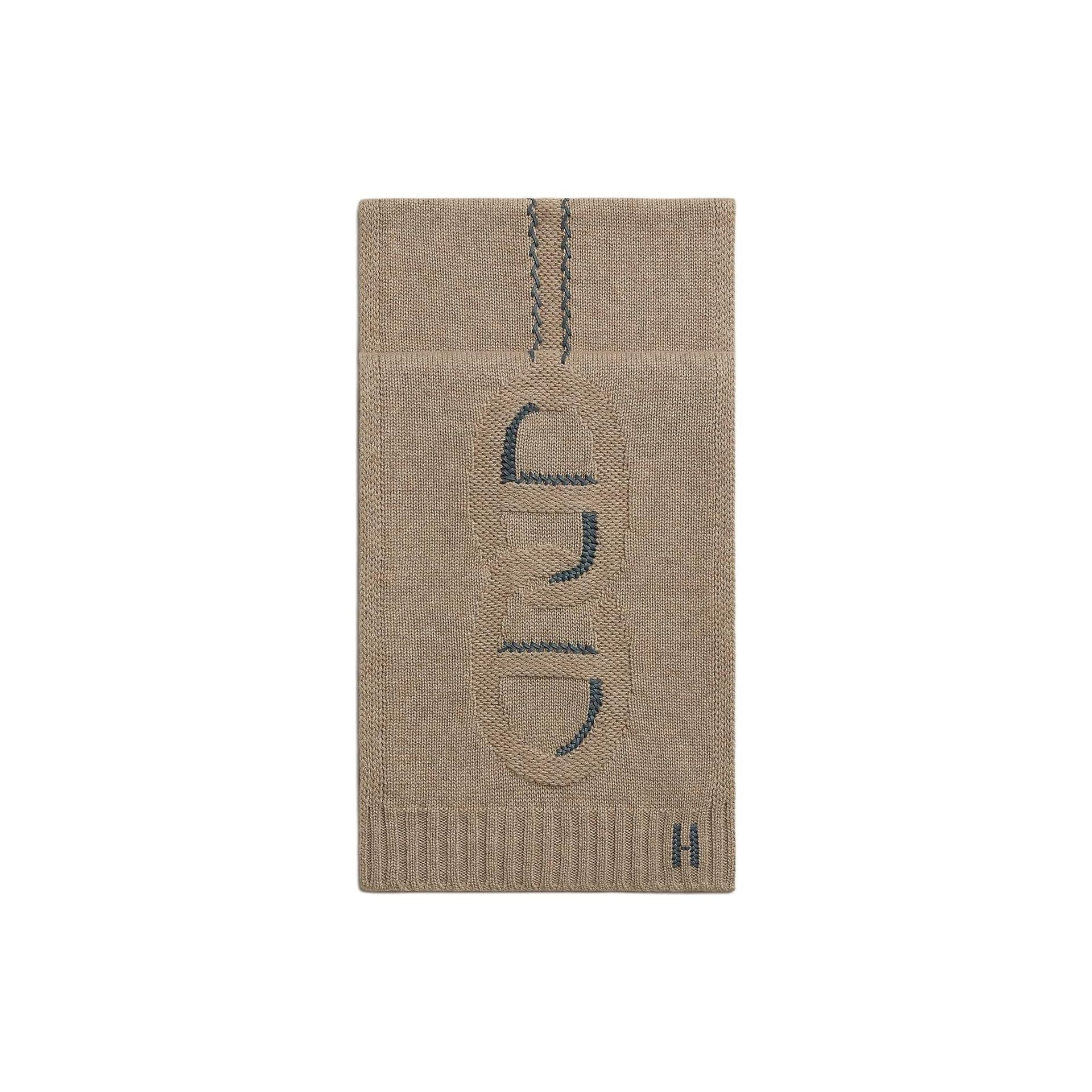 HERMES Cashmere Knit Sesame Sesame