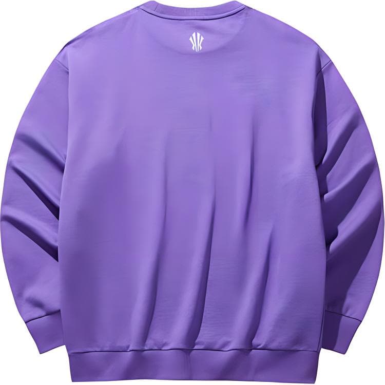 Anta Sports Life Collection Sweatshirt Fluorescent Grape Purple
