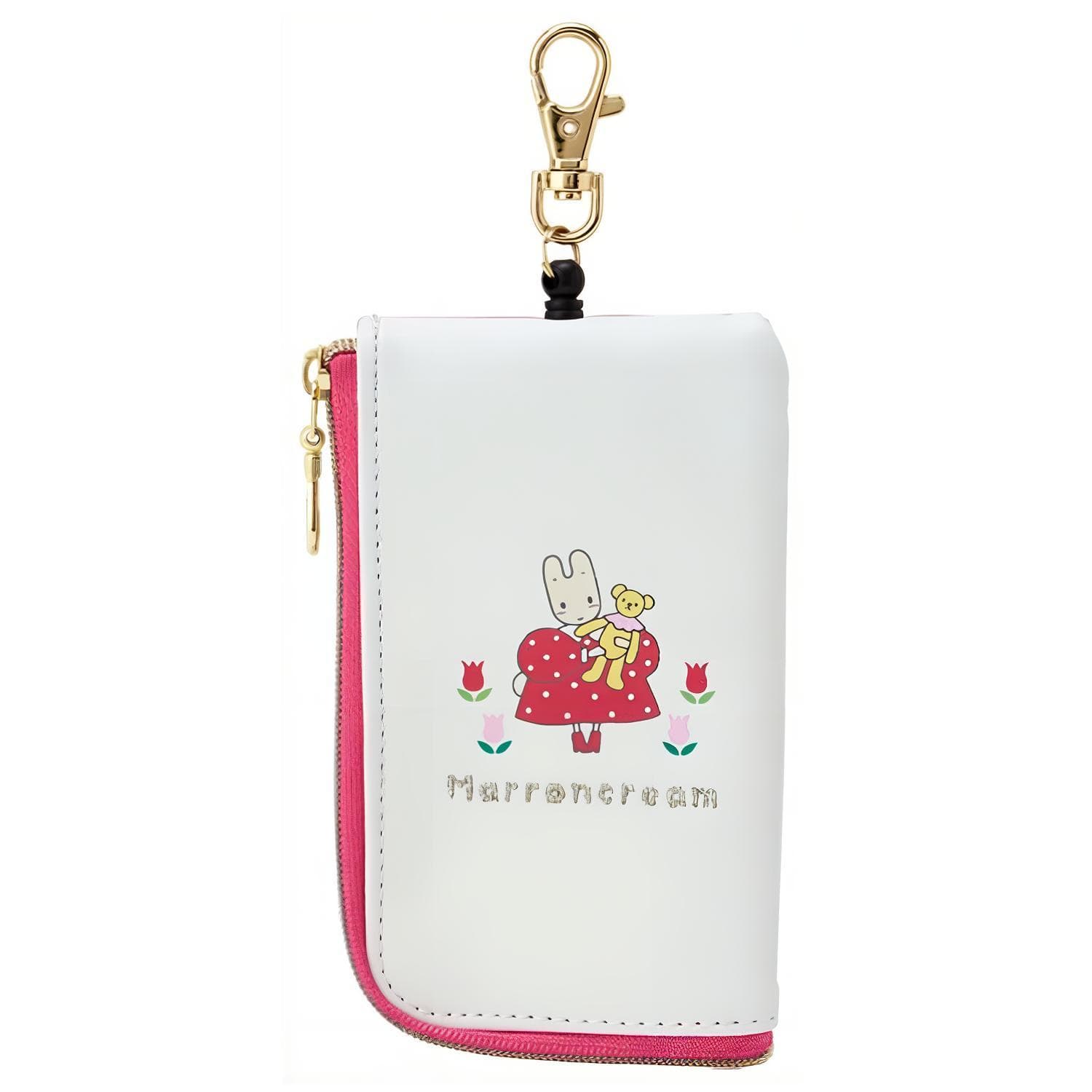 Sanrio Wallet Key Pouch Regular White & Red White & Red