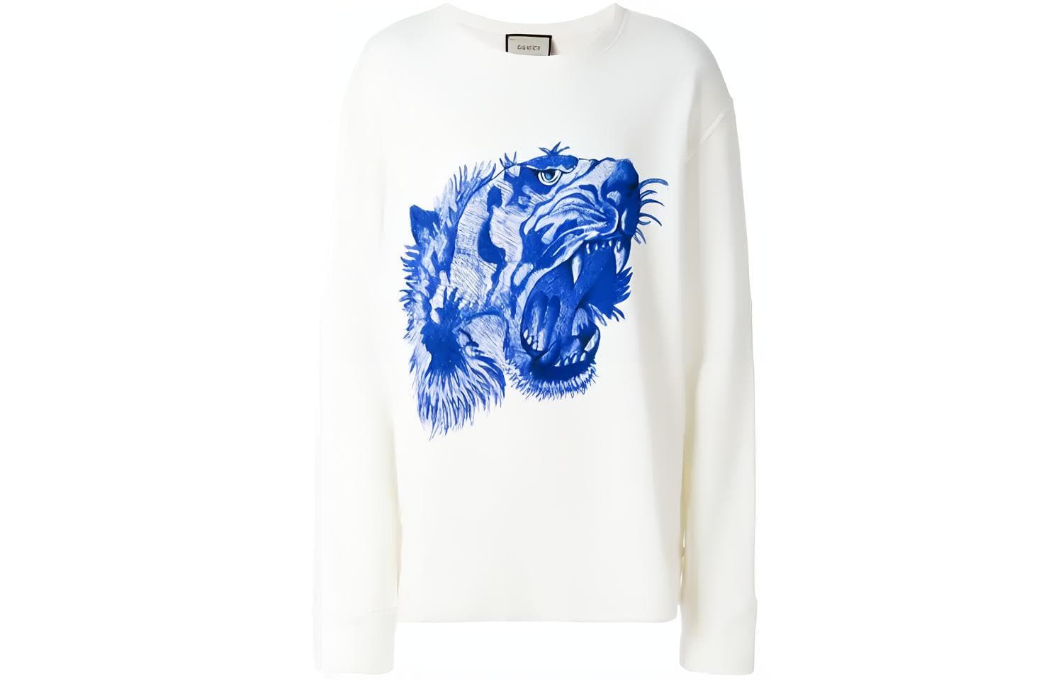 GUCCI Sweatshirts White Crew Neck Moderate Regular
