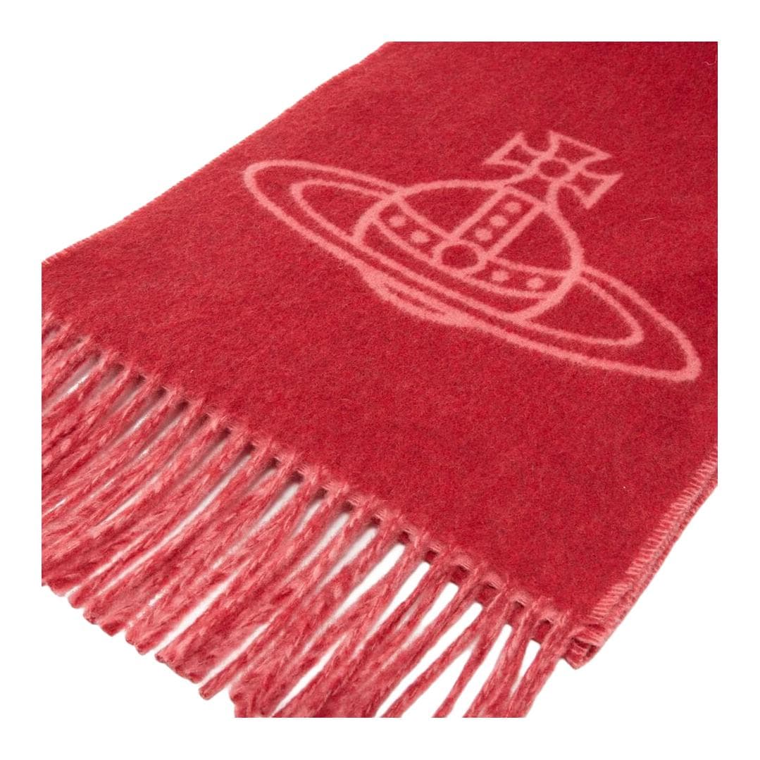 Vivienne Westwood Orb embellished Reversible Scarf