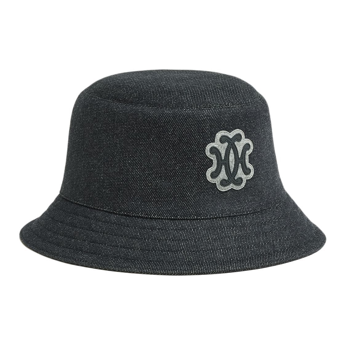 HERMES Cashmere, Silk, Cotton Fabric Bucket Hats Indigo