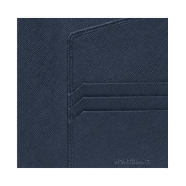 MONTBLANC Card Holder, Passport Holder Dark Blue