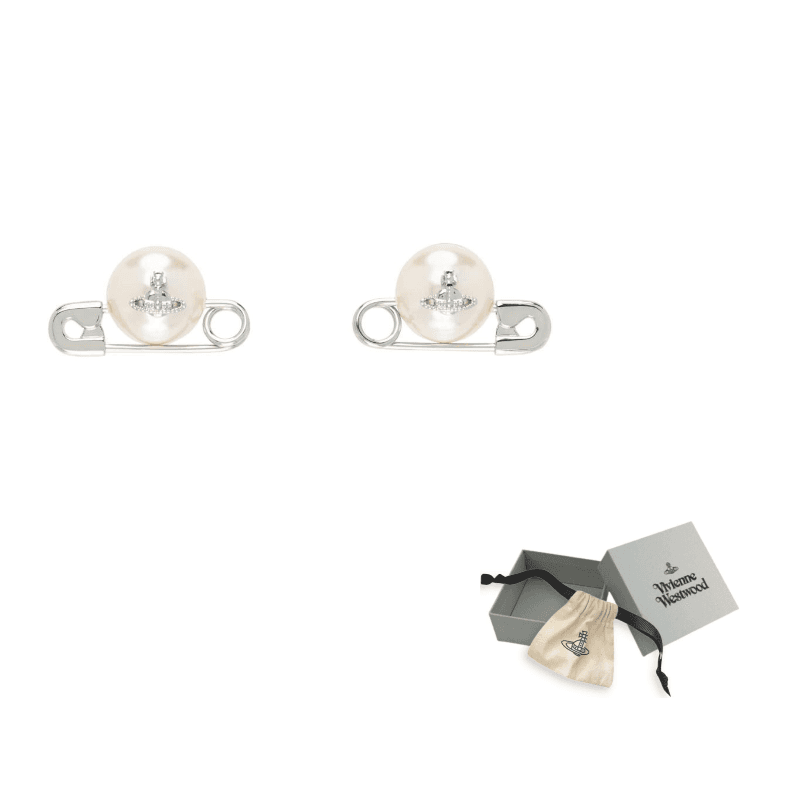 Vivienne Westwood Stud Earrings, Hoop Earrings Silver