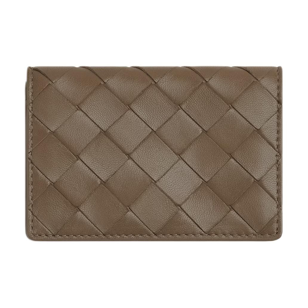 Bottega Veneta Intrecciato Lambskin Card Holder Pinecone Basic Set (Bag+Dust Bag)