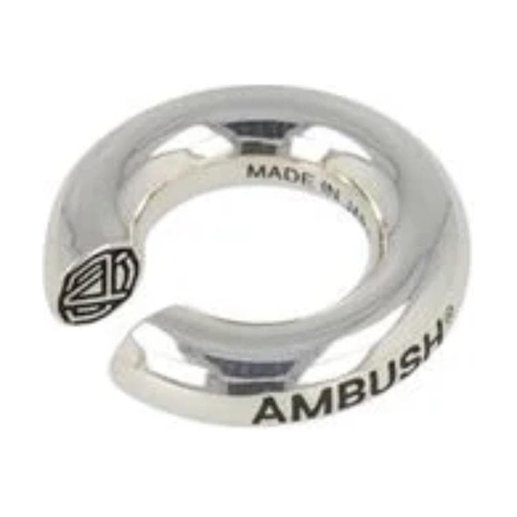AMBUSH Sterling Silver Clip On Earrings Silver