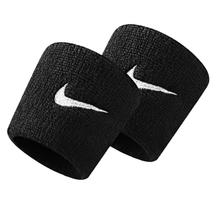 Nike Cotton, Polyamide, Polyester, Elastane Wristbands Black Black