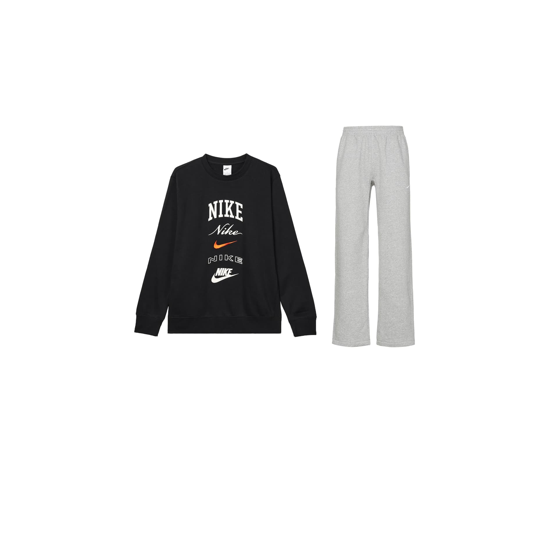 Nike Sweatshirt Sets Crew Neck Thickened