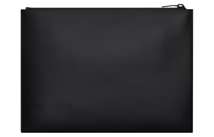 SAINT LAURENT Calfskin Tablet Bag Black