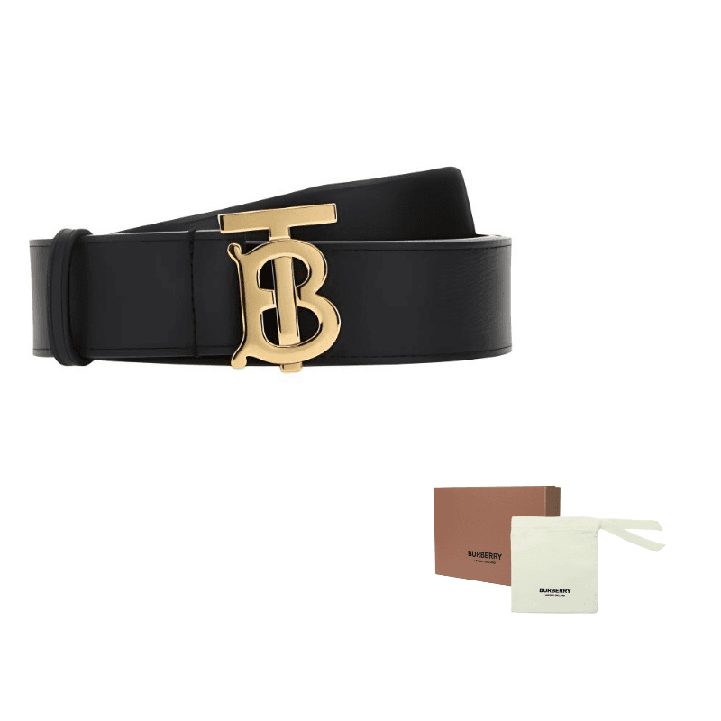 Burberry Black Width 3.5cm Black/Gold