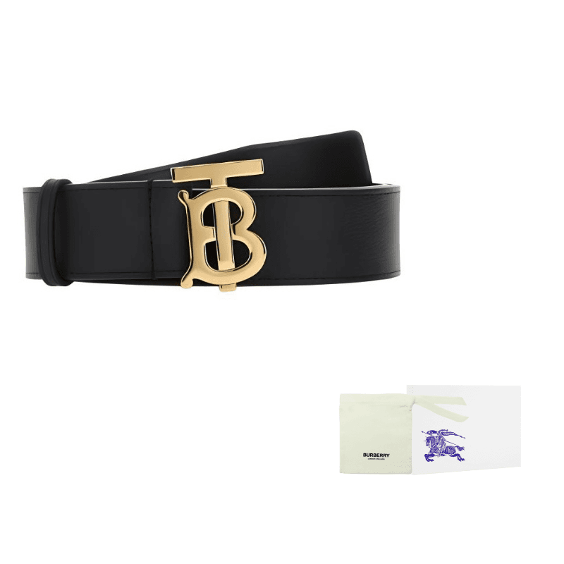 Burberry Black Width 3.5cm Black/Gold