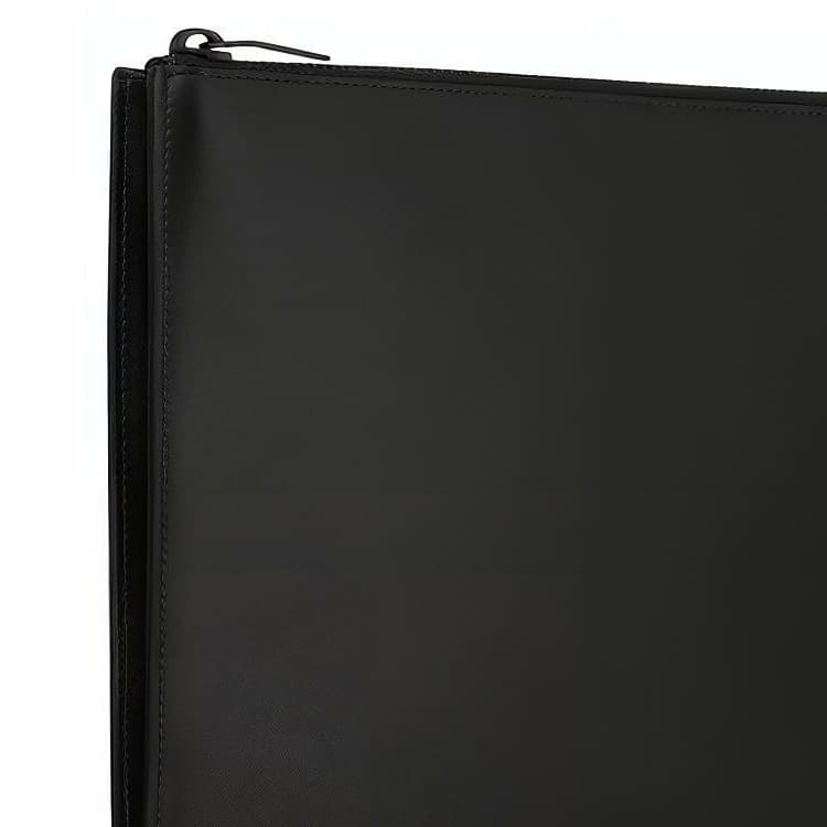 SAINT LAURENT Calfskin Tablet Bag Black