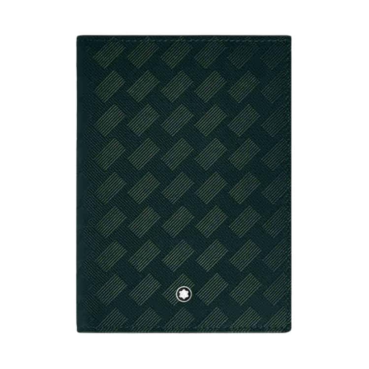 MONTBLANC Cow Passport Holder British Green Basic Set (Bag+Dust Bag)