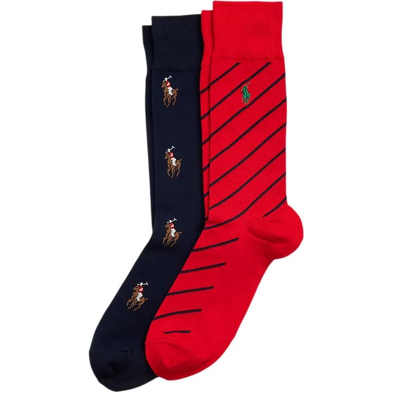 Polo Ralph Lauren FW24 Sets 2 Pack 2 Pack (Marine Blue+Red)