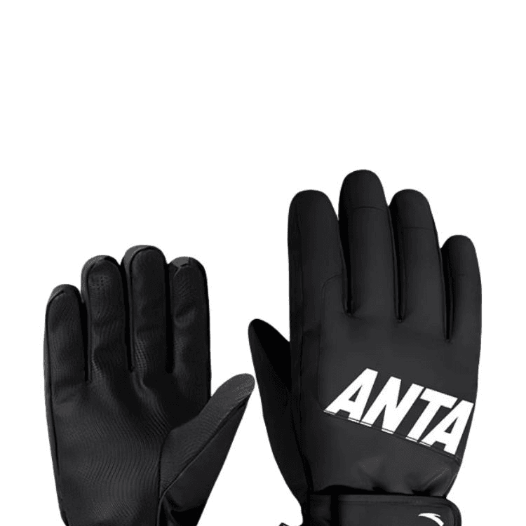 Anta Winter, Thermal Touchscreen Skiing Cycling Thickened Fleece Lined Polyester, Elastane